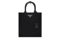 PRADA Fabric Shoulder Bag Crossbody Bag Handbag Medium Size Women's Black