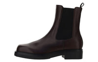 PRADA Short Chelsea Boots Men's Dark Purple