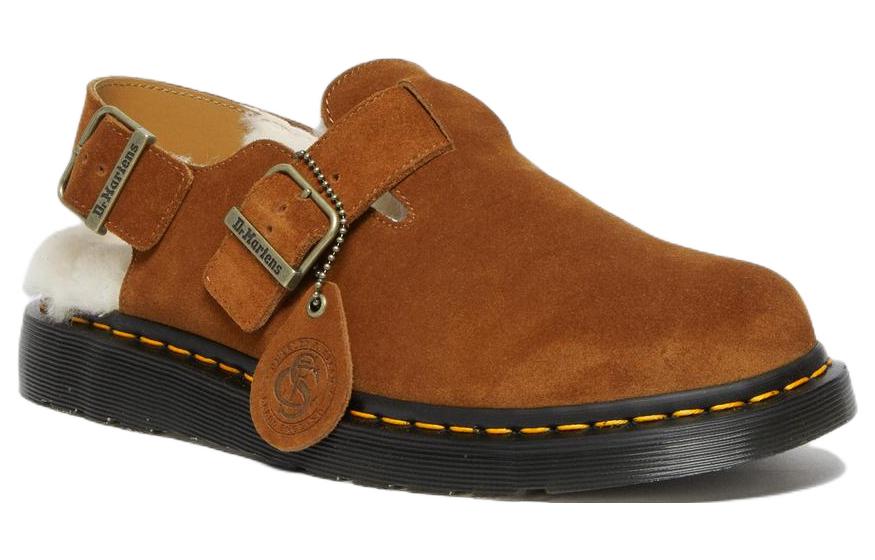 Dr. Martens Jorge Shearling Slingback Mule 'Brown' 27717999