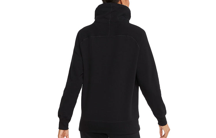 (WMNS) Nike Yoga Casual Fleece Hoodie 'Black' CU5302-010