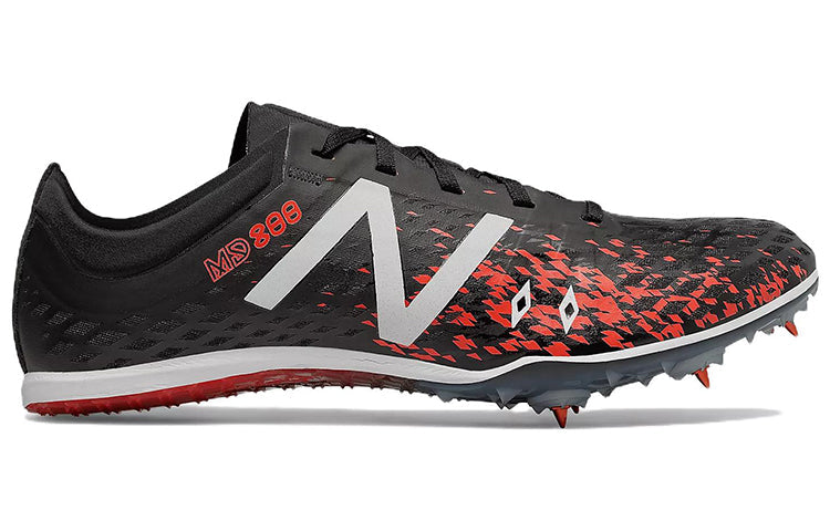New Balance MD800 v5 Spike 'Black White Red' MMD800B5