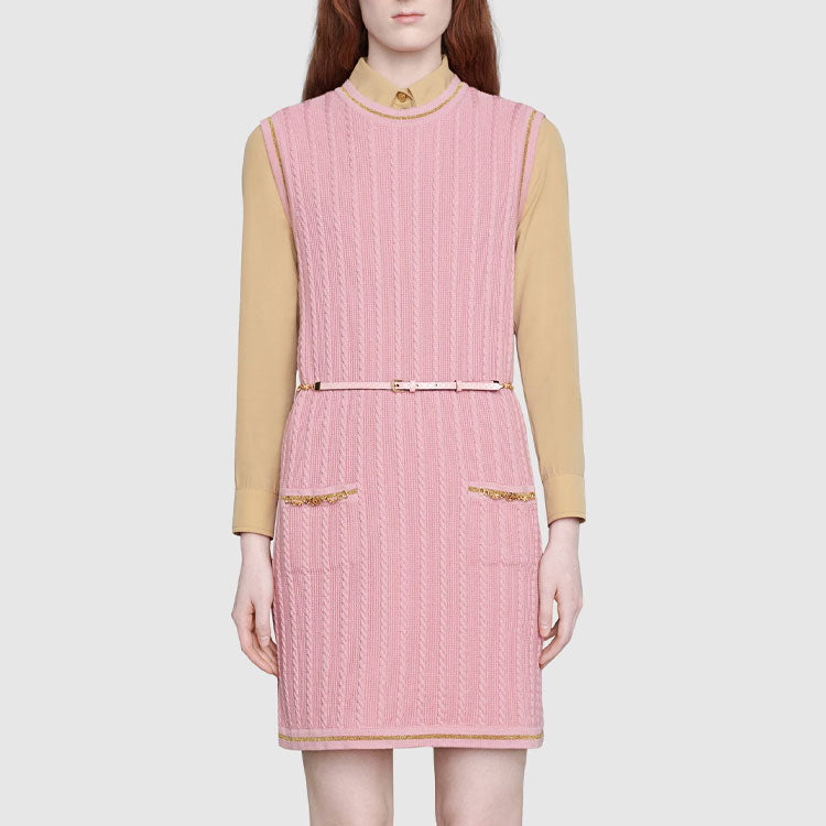 (WMNS) Gucci Boundless Overture Series GG Sleeveless Dress Pink 658350-XKBVO-6167