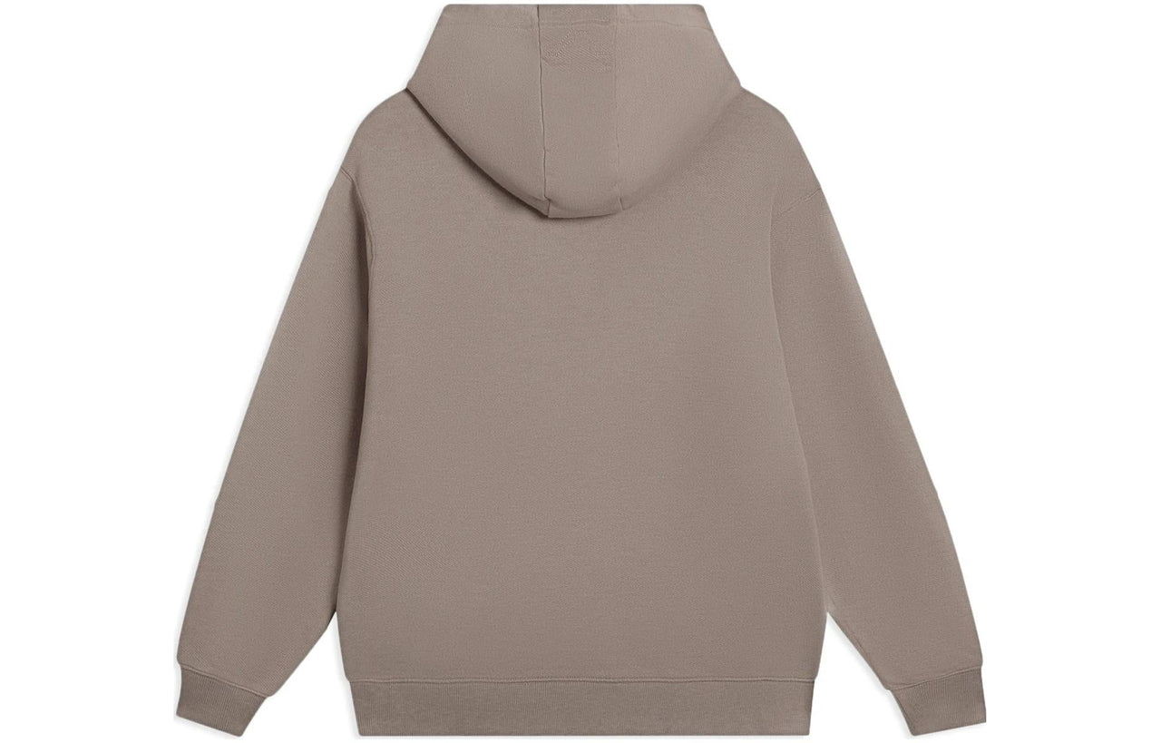 Li-Ning Embroidered Logo Hoodie 'Brown' AWDSC97-5