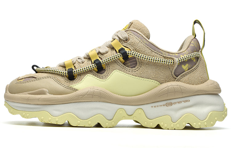 (WMNS) FILA FUSION QD96 x White Mountaineering Sneakers 'Beige Yellow' T12W145227FSL