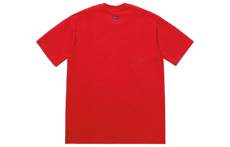 Supreme FW18 Marvin Gaye Tee Red Character Printing Short Sleeve Unisex SUP-FW18-1183