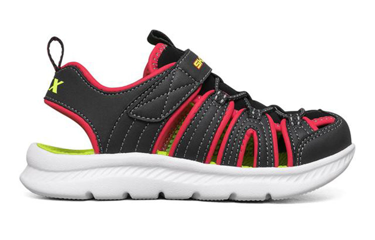 (GS) Skechers C-Flex Sandal 'Black Red Yellow' 400041L-BKRD