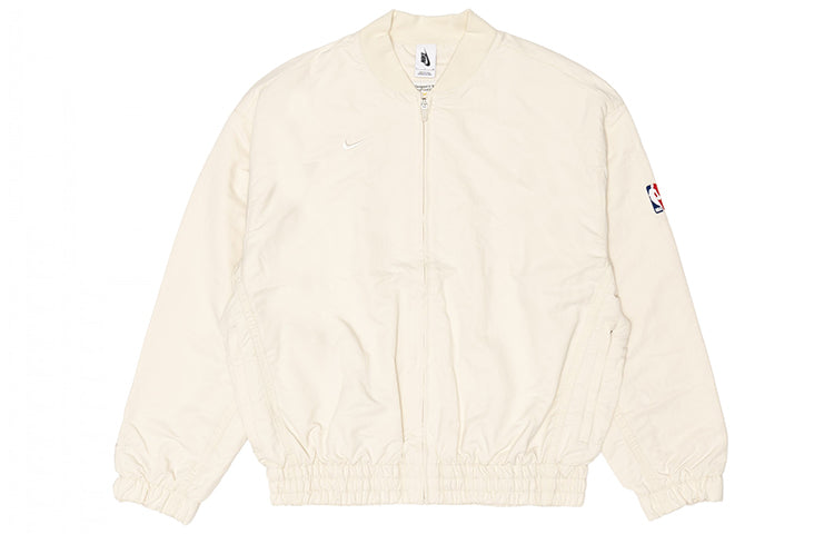 Nike x Fear of God Crossover Solid Color Basketball Sports Jacket Beige Creamy CU4694-271
