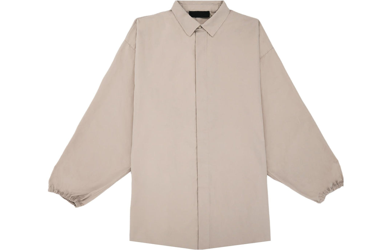 Fear of God Essentials FW23 Button Down Shirt 'Silver Cloud' 186BT234022F