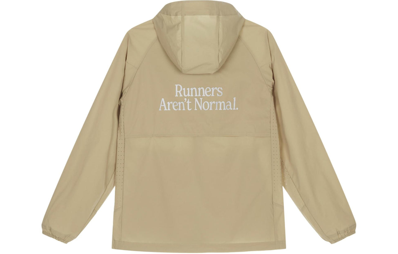 New Balance 'Runners Aren't Normal' Hooded Jacket 'Khaki' NAE24101-BWN