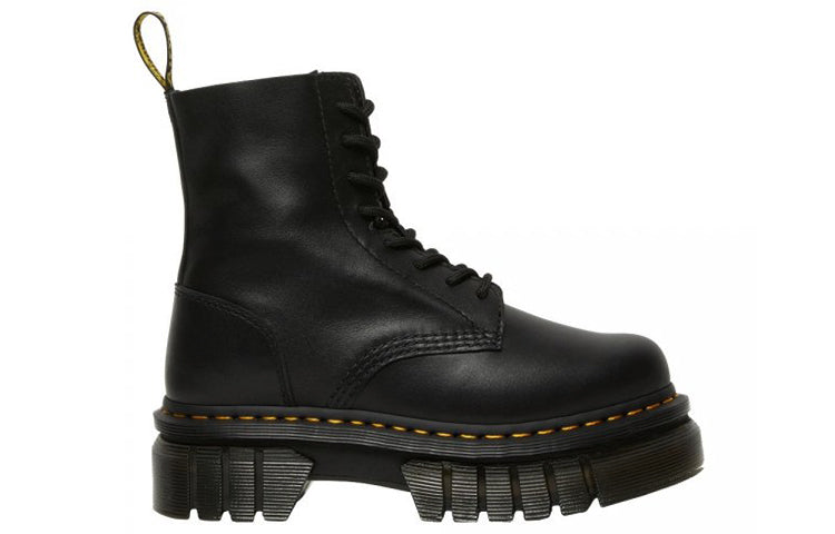 (WMNS) Dr. Martens Audrick Nappa Lux Platform Ankle Boots 'Black' 27149001