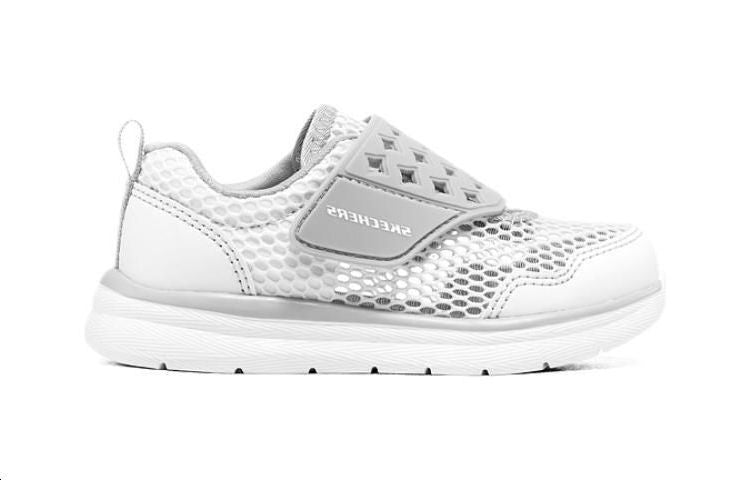 (GS) Skechers Sport Casual Shoes 'White Grey' 415014N-WGY