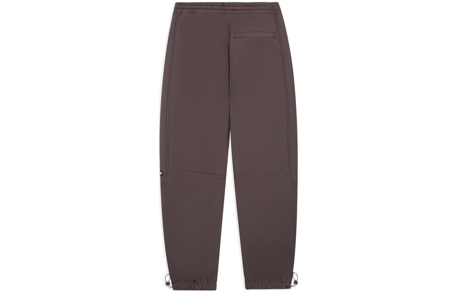 Li-Ning BadFive Logo Loose Fit Sweatpants 'Brown' AKLS643-3