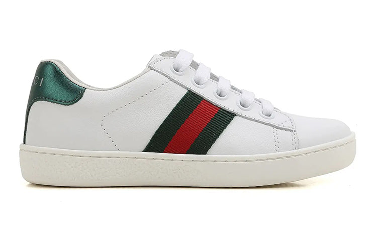 (GS) Gucci Ace Leather Sneaker 'White' 433148-CPWE0-9075
