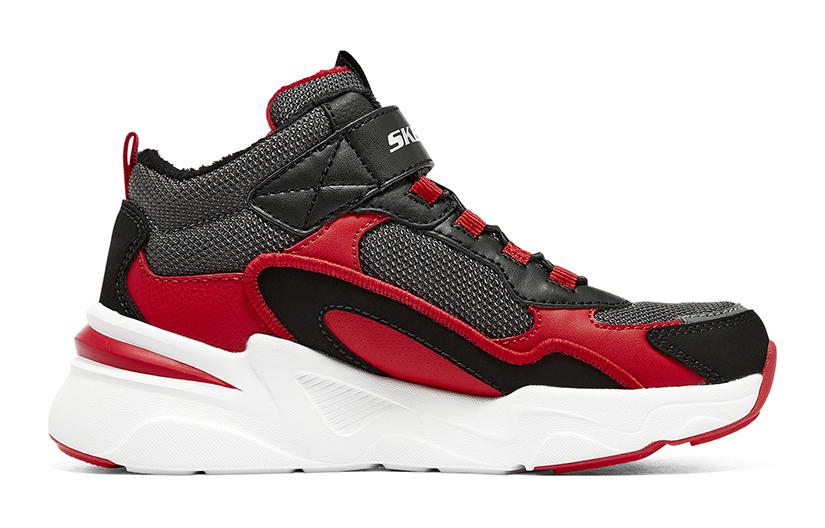 (GS) Skechers Bobs Bamina 'Red Grey' 405222L-BKRD