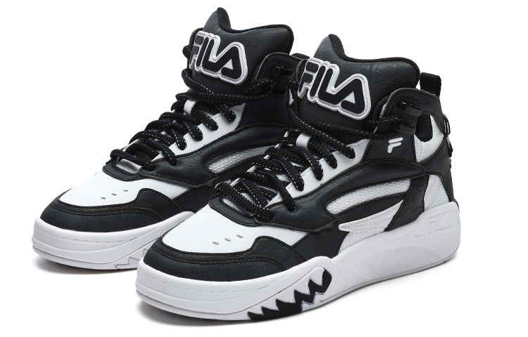 (WMNS) FILA FUSION Desperado Vintage Basketbal Shoes 'White Black' T12W243221FWB