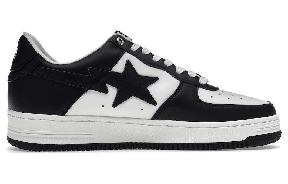 A BATHING APE BAPE STA Leather 'Black' 1I70-191-007-BLCK