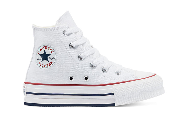 (GS) Converse Chuck Taylor All Star EVA Lift Platform High 'White' 671108C