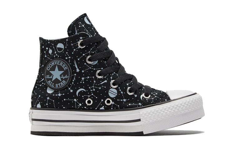 (GS) Converse Chuck Taylor All Star Eva Lift 'Black Blue White' 672117C