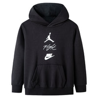 (PS) Air Jordan Flight x Nike Pullover Hoodie 'Black' JD2212113GS-001