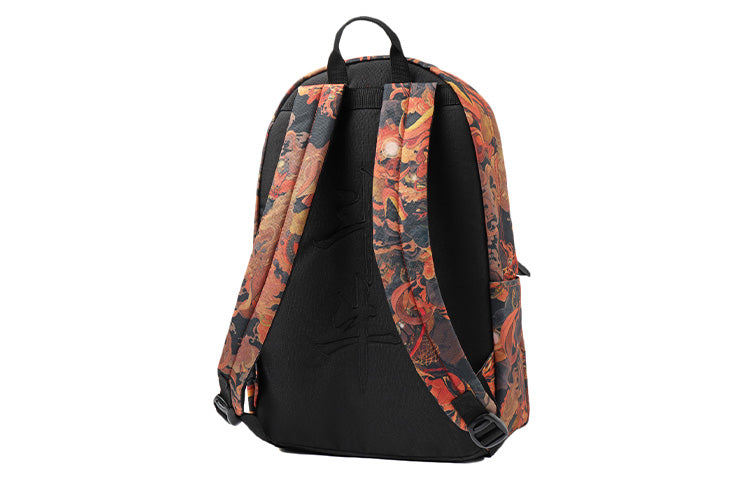 Li-Ning BadFive Graphic Backpack 'Orange Black' ABSR008-3