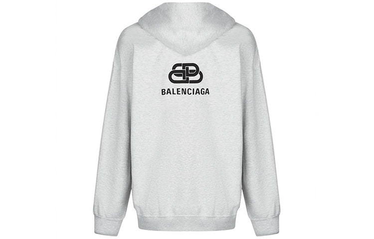 Balenciaga BB Logo Printing Unisex light grey 583216TFV612569