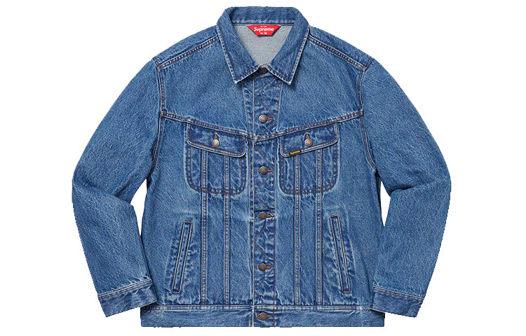 Supreme SS19 New York Painted Trucker Jacket SUP-SS19-10079