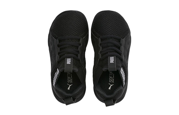 (PS) PUMA Enzo Weave Sports Running Shoes Black/White 192306-01