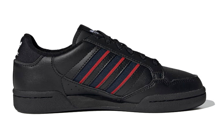 (GS) adidas Continental 80 Stripes J 'Black Red' FY2698