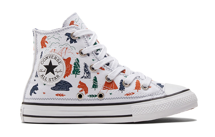 (GS) Converse Chuck Taylor All Star White/Orange 672439C