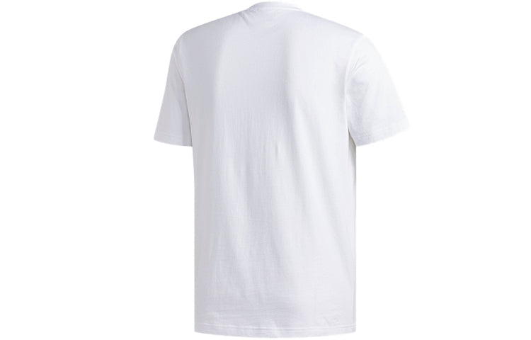 [Ethernet Wong] adidas x Marvel Heroes Assemble Avengers Basketball Short-Sleeved Marvel Men White FJ4986