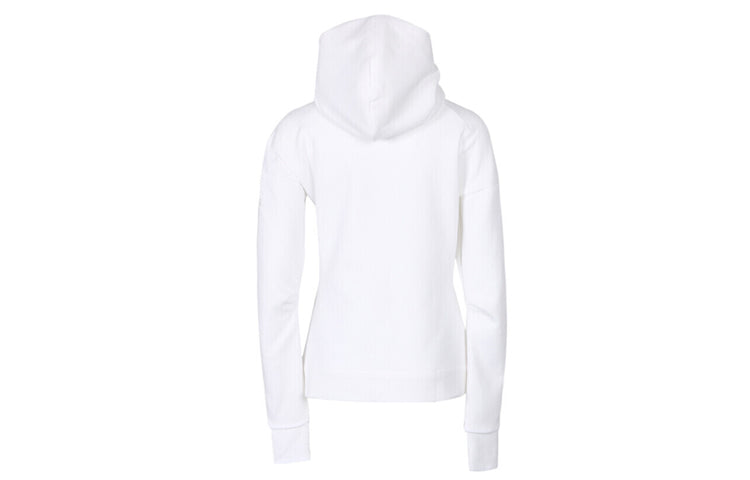 (WMNS) adidas  Z.N.E. Three Stripes Printing Hooded Jacket 'White Grey' FL1960
