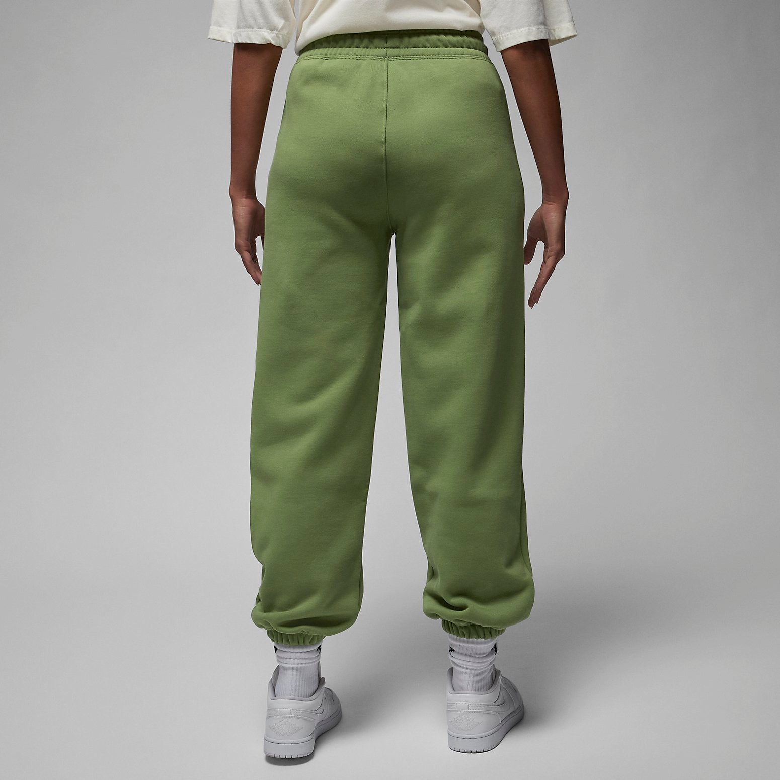 (WMNS) Air Jordan Flight Fleece Trousers 'Green' FB5114-340