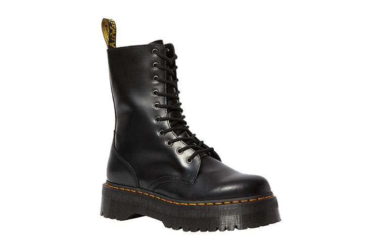 (WMNS) Dr. Martens Jadon High Smooth Leather Platform Boot 'Black' 25565001