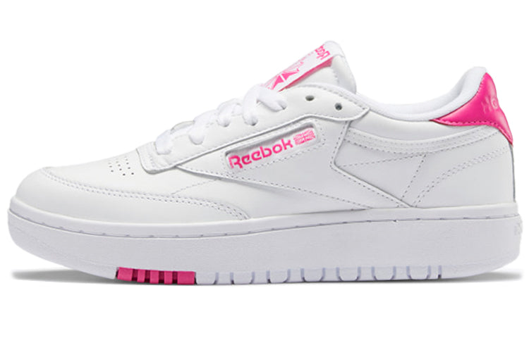 (WMNS) Reebok Club C Double 'White Pink' FY1074