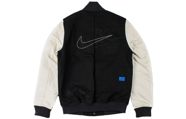 Nike x Soulland Destroyer Jacket Crossover Casual Sports Alphabet Pattern Zipper Black AA8722-011