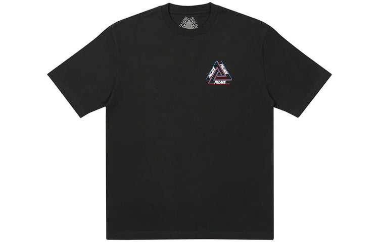 PALACE Basically A Tri-freg Black Alphabet Printing Round Neck Short Sleeve Unisex P20TS002