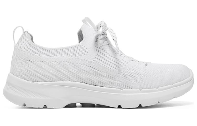 (WMNS) Skechers Go Walk Radiant Summer 'White Silver' 124620-WSL