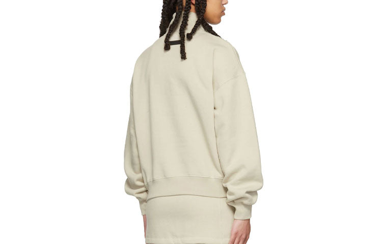 (WMNS) Fear of God Essentials SS22 Half-Zip Pullover 'Wheat' FOG-SS22-286
