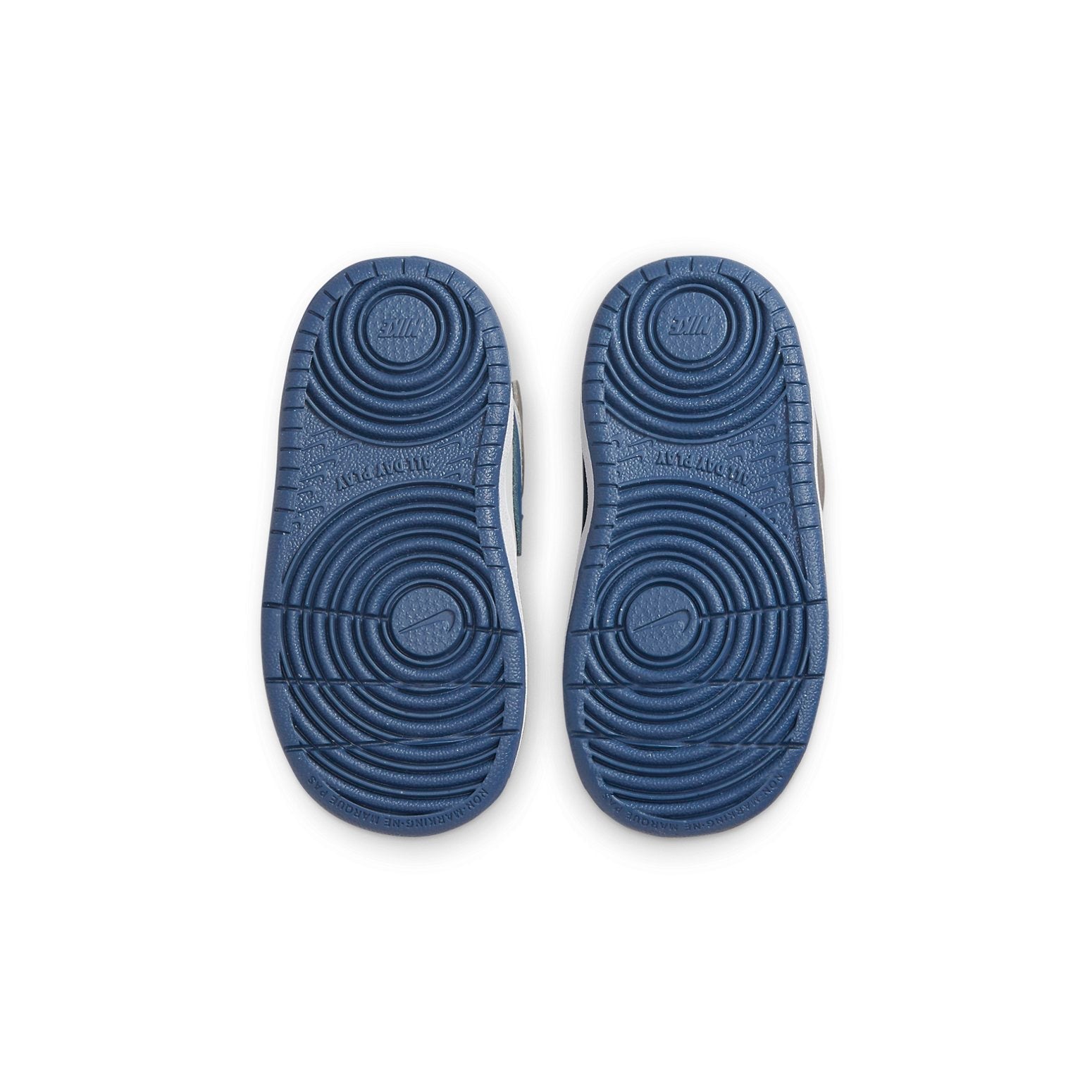 (TD) Nike Court Borough Mid 2 'Grey Fog Mystic Navy' CD7784-007