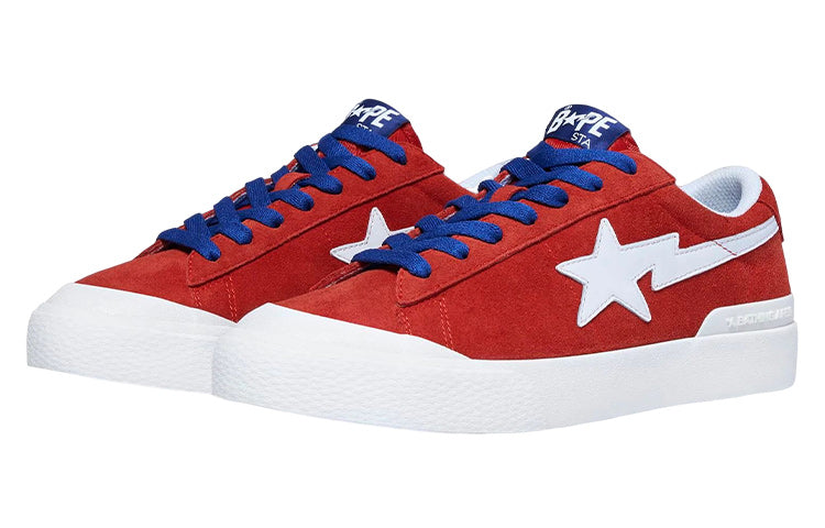A BATHING APE MAD STA 'Red White' 1I70-191-013-REDW