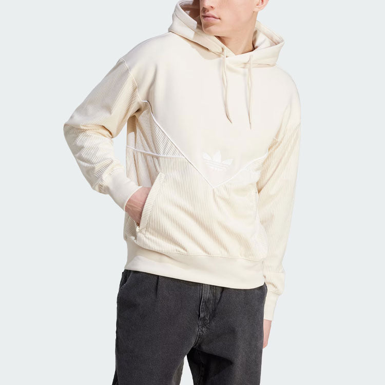 adidas Originals Adicolor Seasonal Corduroy Hoodie 'Cream White' IM4432