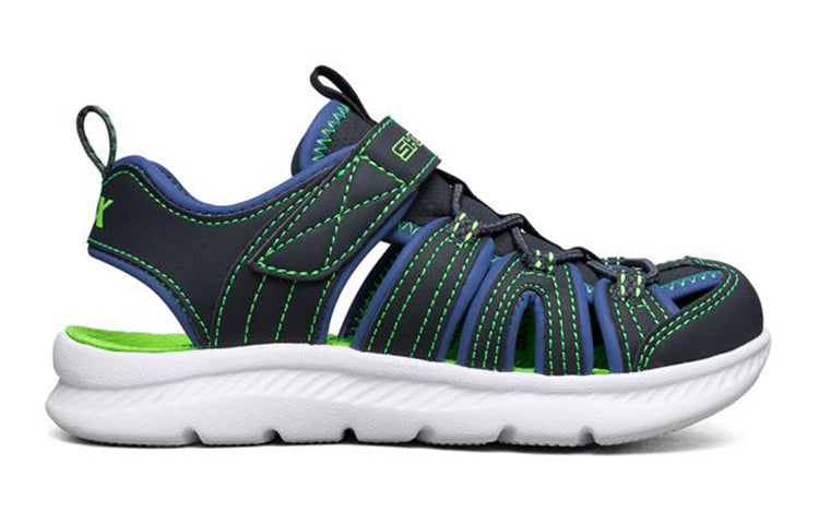 (GS) Skechers C-Flex Sandal 'Blue Yellow' 400041L-NVLM