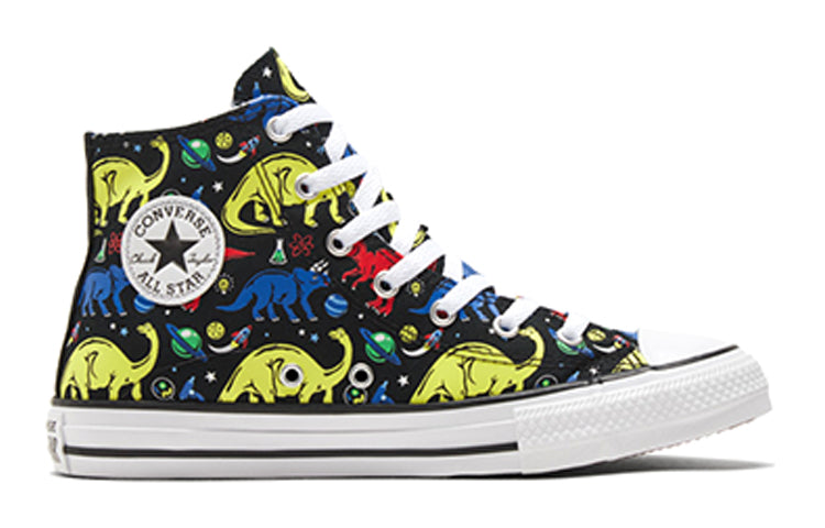 (GS) Converse Chuck Taylor All Star Big Dinosaur Black/Multi-Color 669233C