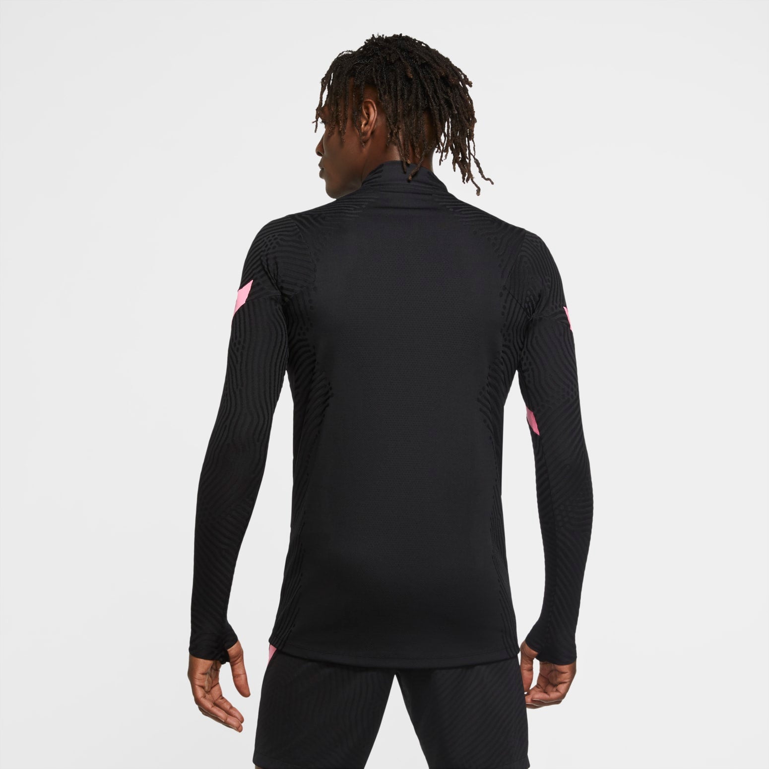 Nike 20-21 Barcelona 1/4 Zip Strike Training Jersey 'Black' CK9418-011