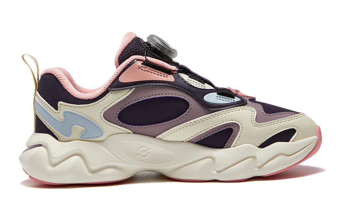 (GS) FILA FUSION BOA Running Sneakers 'Black Pink Purple' K15G341110FNA