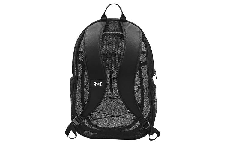 Under Armour Hustle Mesh Backpack 'Black Grey' 1372288-001