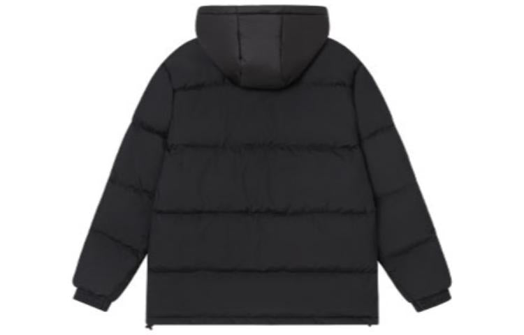 New Balance Soft Alpine Icon Down Jacket 'Black Orange' AMJ24358-BK