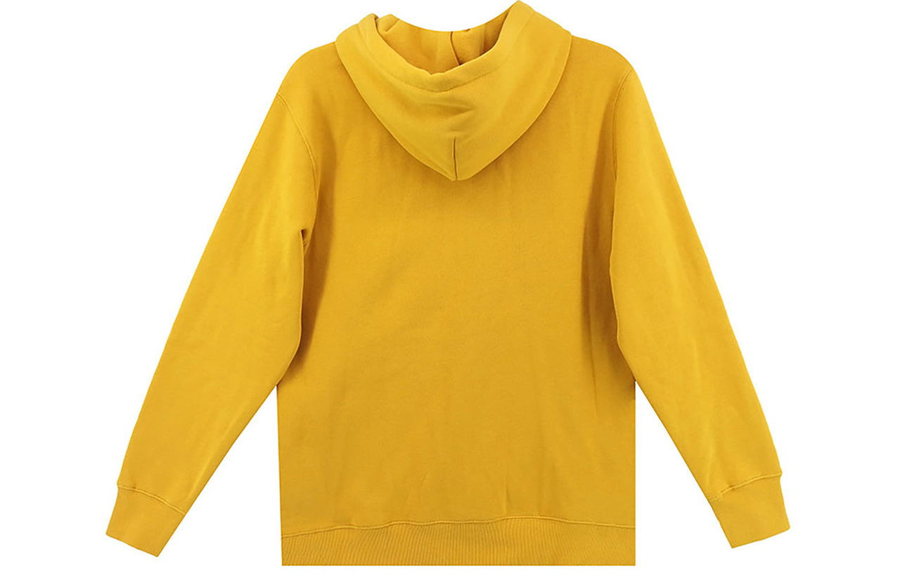 Vans Contrasting Colors Alphabet Logo Hooded Pullover Fleece Lined Stay Warm Yellow VN0A5H87YWM