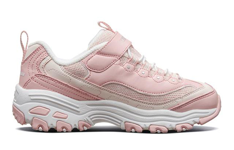 (GS) Skechers D'lites Low Running Shoes Pink 664094L-LTPK
