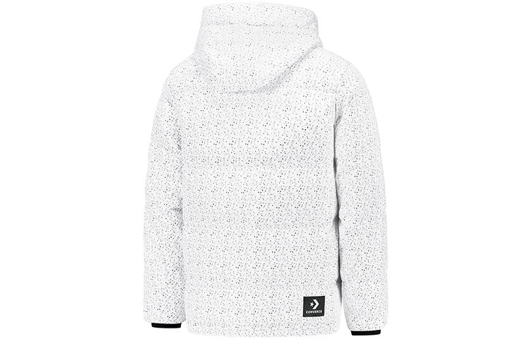 Converse Down Fill Puffer AOP Jacket Asia Sizing 'White' 10019322-A01